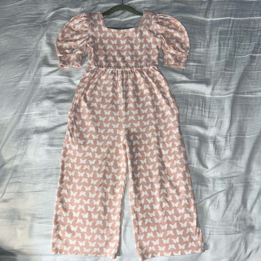 Remie girl Butterfly Jumper with puff shoulder Size 7